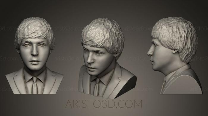 Busts and bas-reliefs of famous people (BUSTC_0482) 3D model for CNC machine